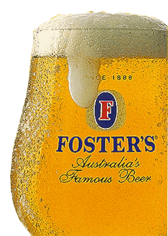 fosters beer glass